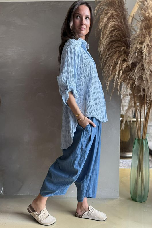 Hey Sucker Blouse Baby Blue /7=